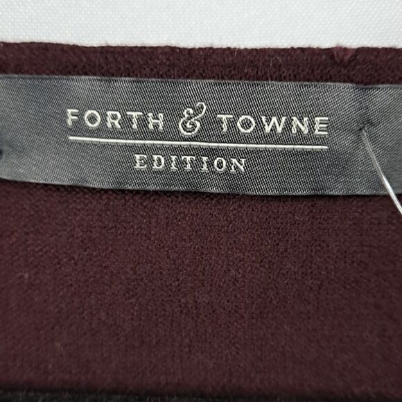Forth and Towne V neck fine gauge sweater NWOT - Picture 3 of 11